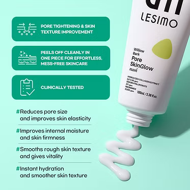 [Lesimo] Willow Bark Pore Skinglow Mask