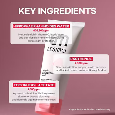 [Lesimo] Vitamin Skinglow Mask